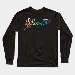 Bloom Logo Rainbow Long Sleeve T-Shirt